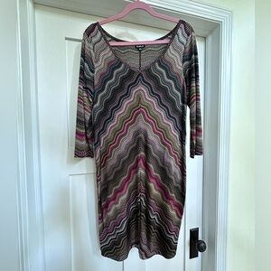 Allen B. Jersey Knit Dress.